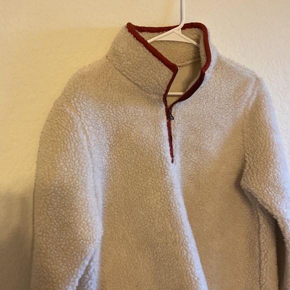 LL Bean Signature Sherpa Quarter Zip - Picture 2 of 4